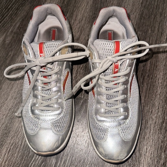 Prada America cup grey vintage sneakers - Picture 1 of 7